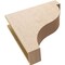 Ekena Millwork 6"W x 24"D x 24"H Thin Garner Rough Cedar Woodgrain TimberThane Corbel, Primed Tan CORUR06X24X24GARRCPR - alternate 3